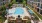 a pool in a courtyard